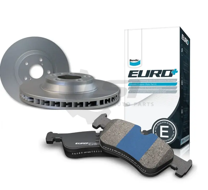 Rear Bendix Euro Brake Pads And Rotors Set For Bmw 523I E39 2.5 1996-00 1