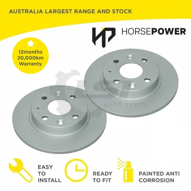 Rear Brake Disc Rotors For Eunos Roaster Na 1.6L 09/1989-12/1993 2