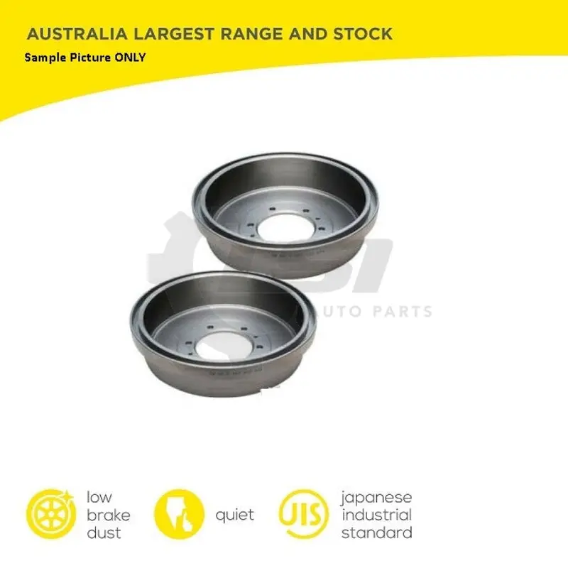 Rear Brake Drums For Toyota Hiace Trh223 2.7L 09/2009-02/2015 1