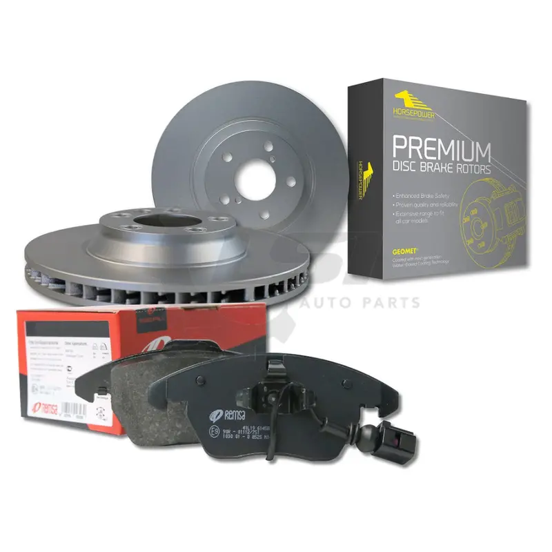 Rear Brake Pads And Rotors Set For Peugeot 508 2.0L 07/2011-01/2018 1