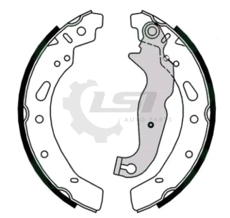 Rear Brake Shoes Set For Ford Fiesta 1