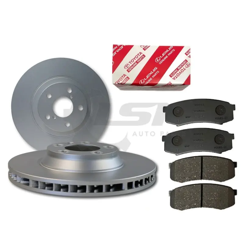 Rear Genuine Toyota Brake Pads + Hp Disc Rotors For Prado Kdj150 Kdj155 Grj Gdj 1
