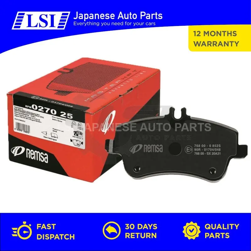 Remsa Brake Pads Rear Mercedes Benz 2