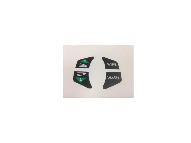 (Repro) 911/914 Wiper And Turn Signal Sticker Set - 1971-73 1