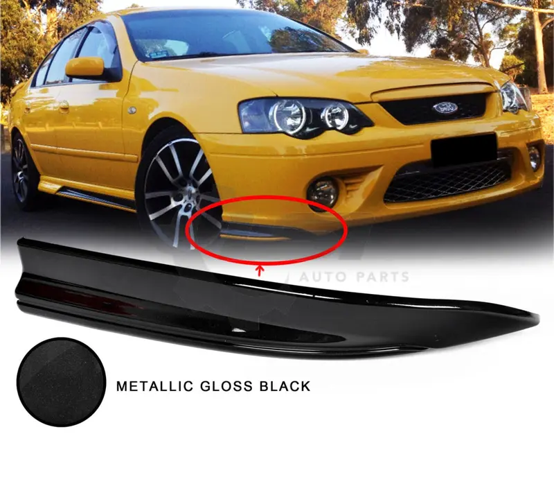 Rh Right Bumper Bar Side Lower Spoiler Pod Black For Ford Falcon Bf Xr6 Xr8 1