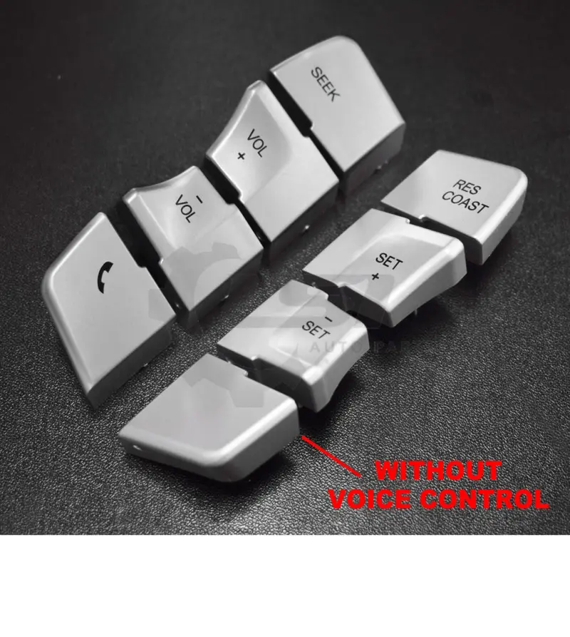 Steering Control Switch Button Caps Covers (Nv) For Ford Fpv Fg Fg-X Xr6 Xr8 1