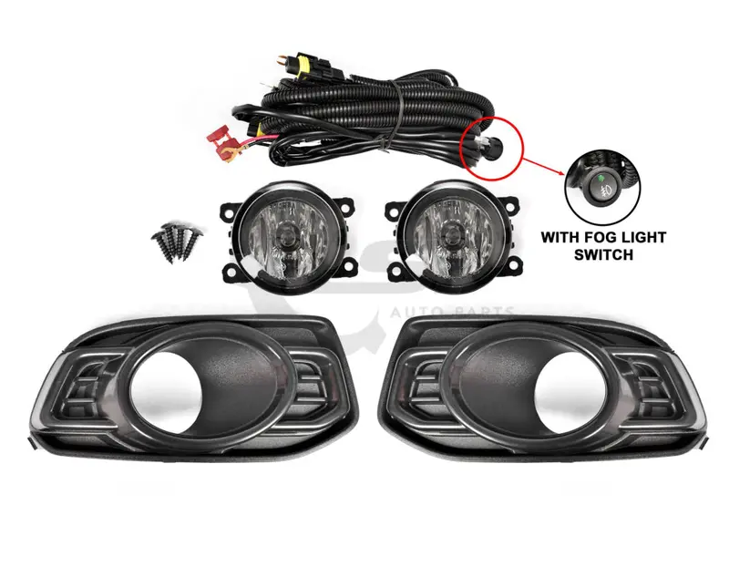Upgrade Fog Light Spot Driving Lamp Kit Black For Ford Falcon Fg Ser 2 Xt 11-14 1