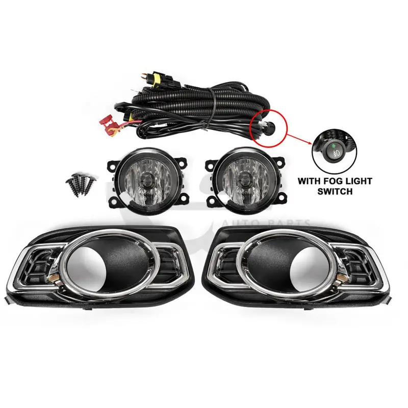 Upgrade Fog Light Spot Driving Lamp Kit Chrome For Ford Falcon Fg Ser 2 Xt 11-14 1