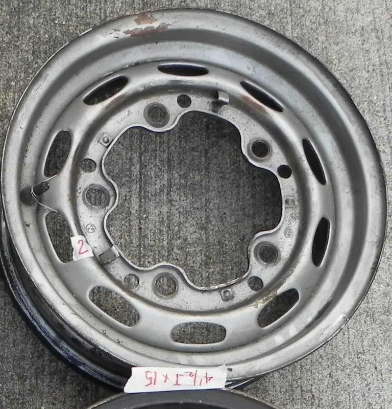 (Used) 356, 4 1/2 J X 15 Drum Brake Wheels 1