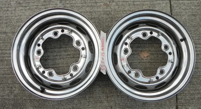 (Used) 356, 5 1/2 J X 15 Mangels Wheels 1