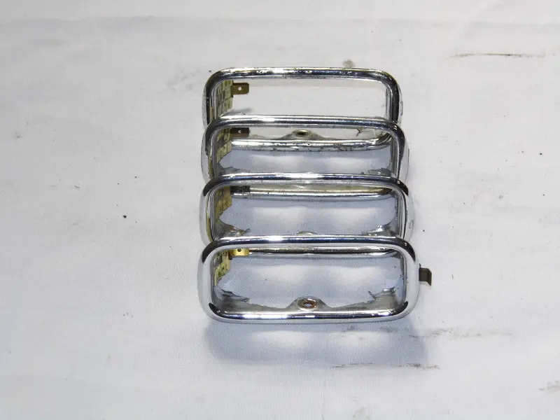 (Used) 356/911/912 Interior Light Chrome Bezel - 1962-78 1