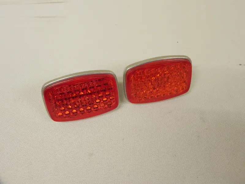 (Used) 356 B/C Pair Of Original Rear Reflectors - 1959-65 1