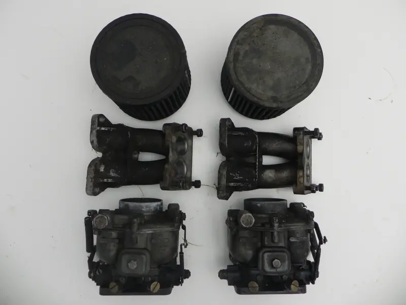 (Used) 356 C Pair Of Zenith 32 Ndix Carburetors - 1964-65 1