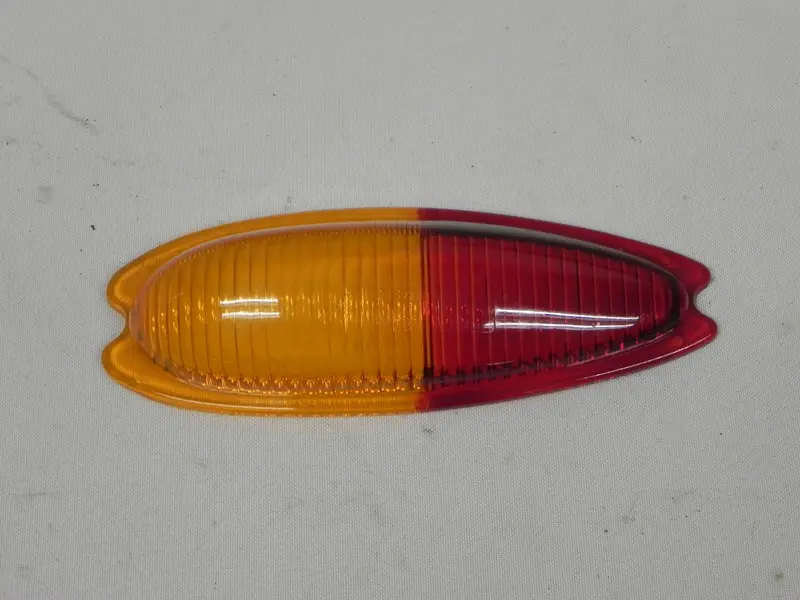 (Used) 356 Euro Rear Left Teardrop Taillight Lens - 1957-65 1