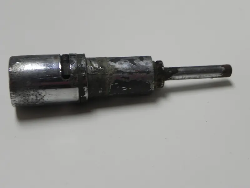 (Used) 356 Left Side Chrome Door Handle Lock Cylinder 2