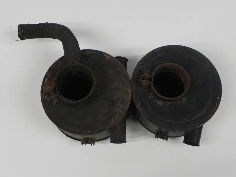 (Used) 356 Pair Of Knecht Air Filter Canisters Short & Tall - 1960-65 1