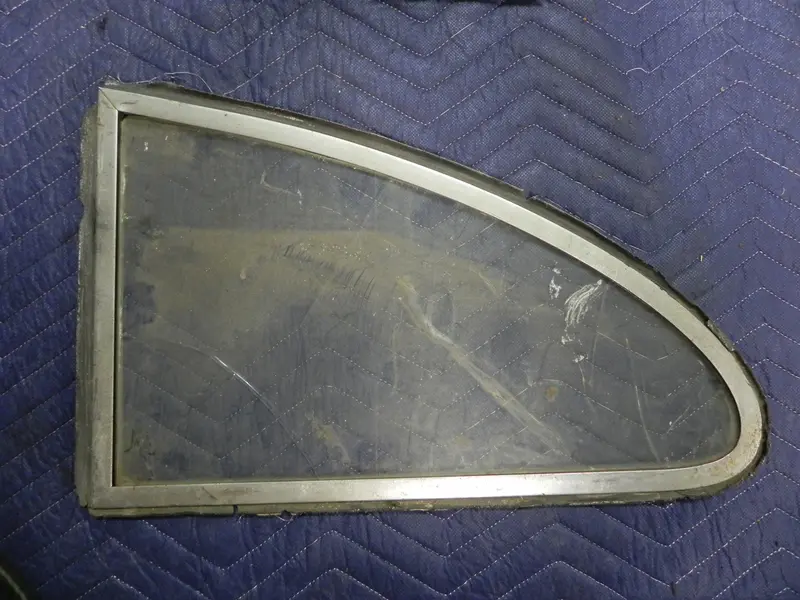 (Used) 356 Quarter Window Frame Left - 1960-65 1