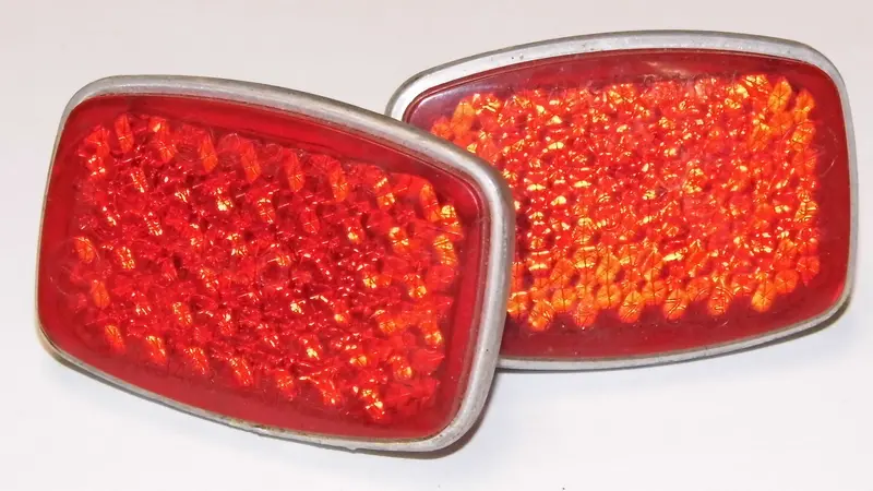 (Used) 356 Rear Reflectors Pair - 1952-59 1