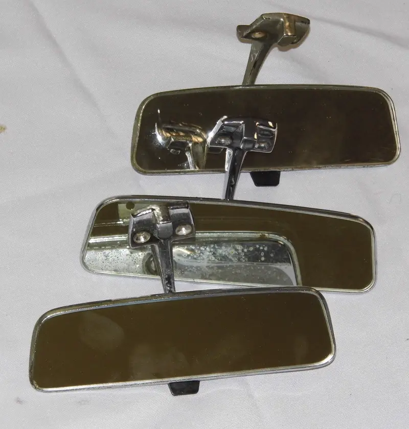 (Used) 356 Two Screw Interior Rear View Mirror - 1964-65 1