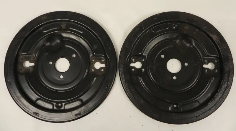 (Used) 356B Front Drum Brake Backing Plate Pair - 1960-63 2
