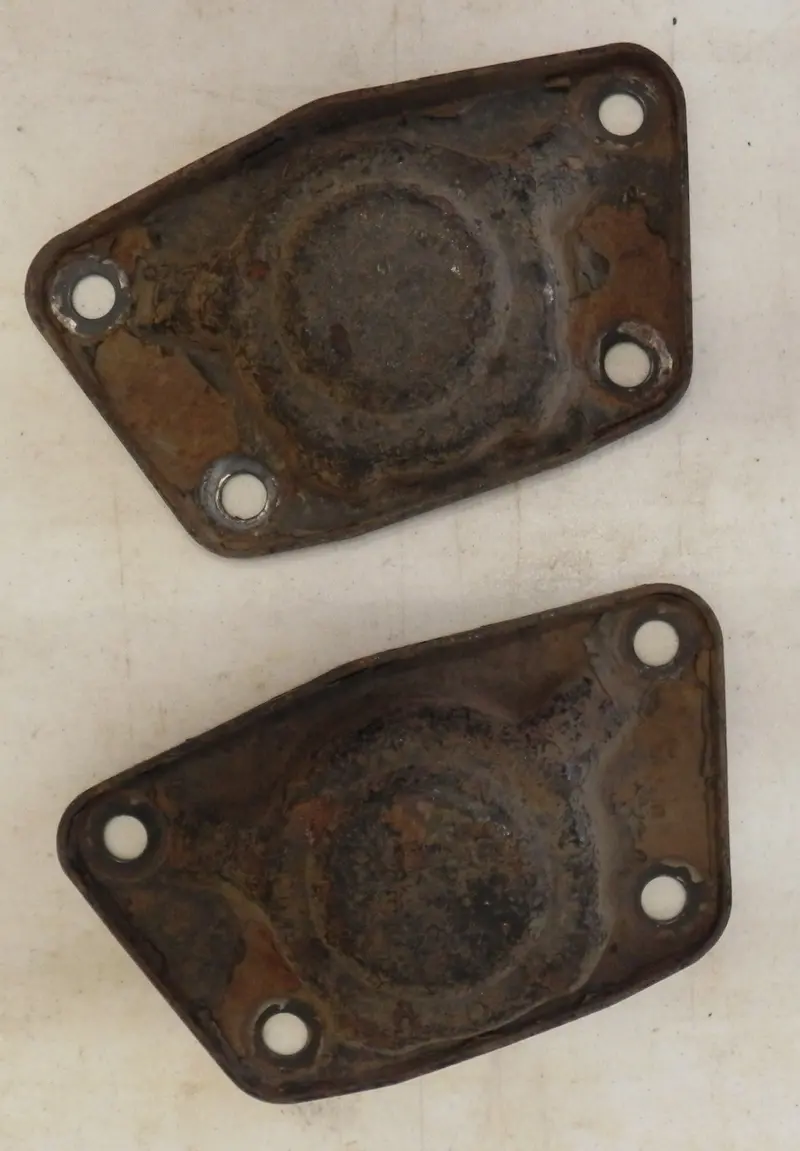 (Used) 356C Rear Torsion Bar End Cover Pair - 1964-65 1
