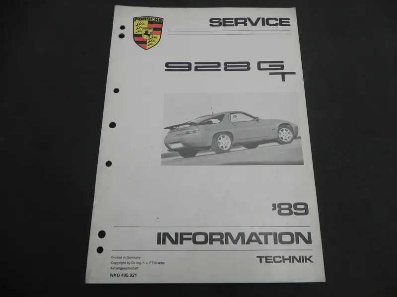 (Used) 89-928Gt Service Information Guide 1