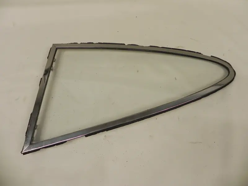 (Used) 911/912 Coupe Driver's Side Clear Movable Quarter Window Glass Assembly - 1965-67 1