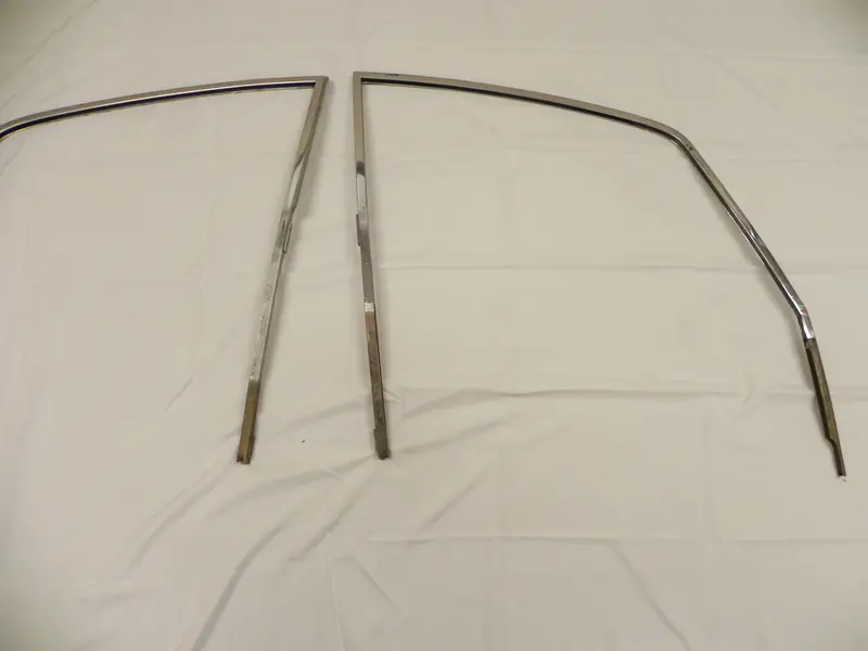 (Used) 911/912 Coupe Swb Early Pair Of Brass Window Support Frames - 1966-67 1