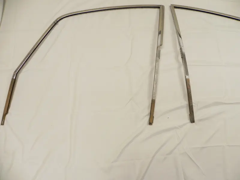(Used) 911/912 Coupe Swb Early Pair Of Brass Window Support Frames - 1966-67 2