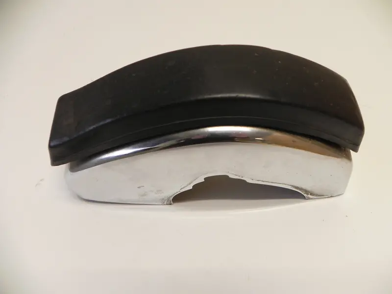 (Used) 911/912 Front Left Bumper Guard W/ Pad - 1965-73 1