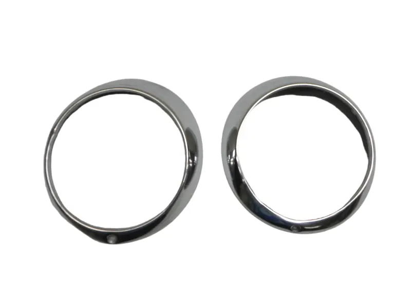 (Used) 911/912 Headlight Sugar Scoop Trim Rings Pair - 1975-89 1