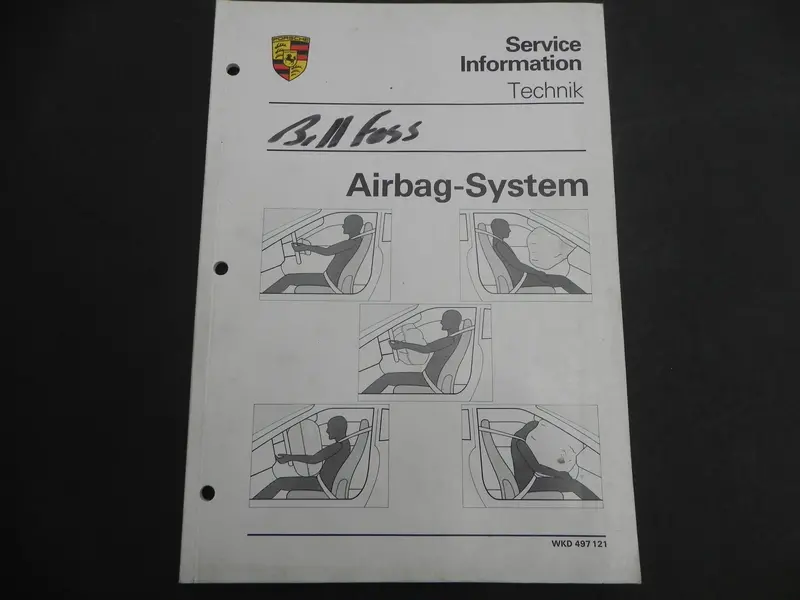(Used) 911/944S2/928S4/Gt Airbag Service Information 1990 1