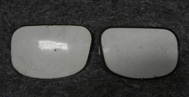 (Used) 911 Front Bumper Fog Light Opening Cover Pair - 1965-73 1