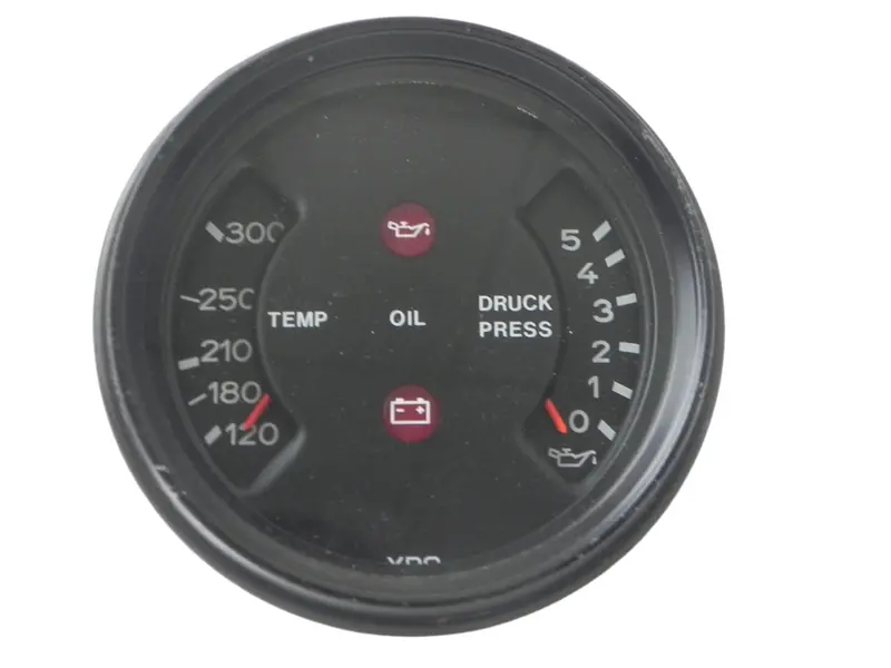 (Used) 911 Oil Temperature And Pressure Combination Gauge - 1984-88 1