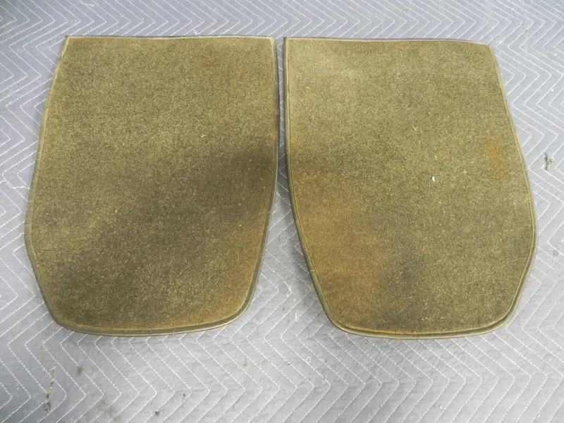 (Used) 911 Perlon Rear Floor Mat Pair - 1969-73 1