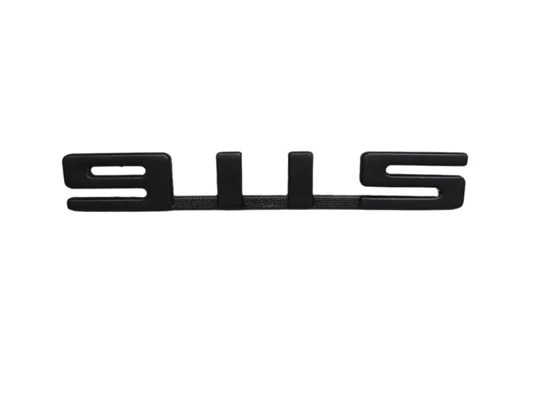 (Used) 911S Emblem, Block Style, Black Fits 911S - 1972-73 1