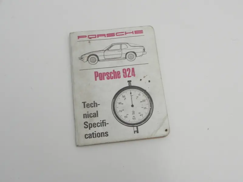 (Used) 924 Technical Specification Booklet - 1976-81 1