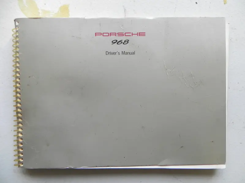 (Used) 93 968 Driver's Manual 1