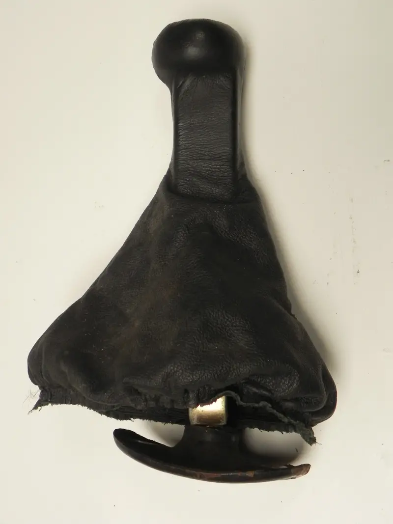 (Used) 944 Turbo Black Leather Shift Lever - 1986-91 1
