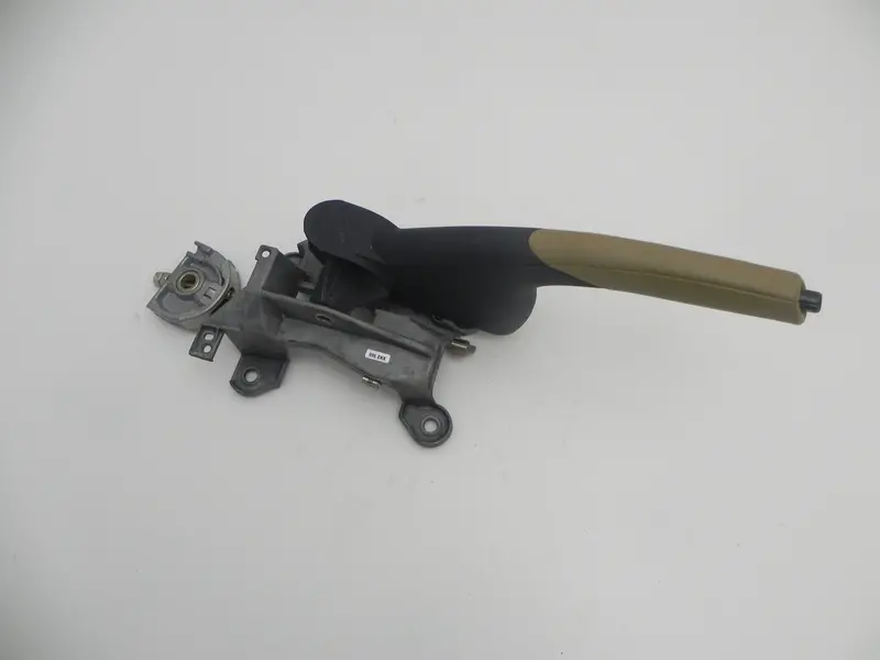 (Used) Boxster Tan-Tipped Leather Parking Brake Handle Assembly - 1997-2004 1