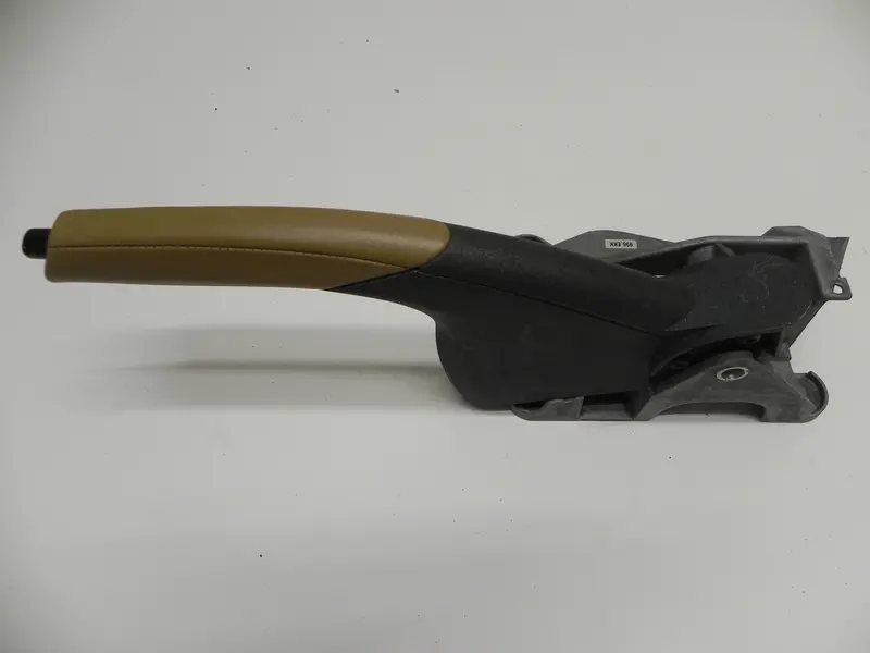 (Used) Boxster Tan-Tipped Leather Parking Brake Handle Assembly - 1997-2004 1