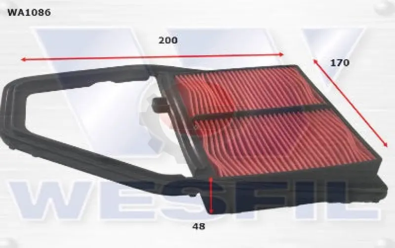 Wesfil Air Filter For Honda Civic 1