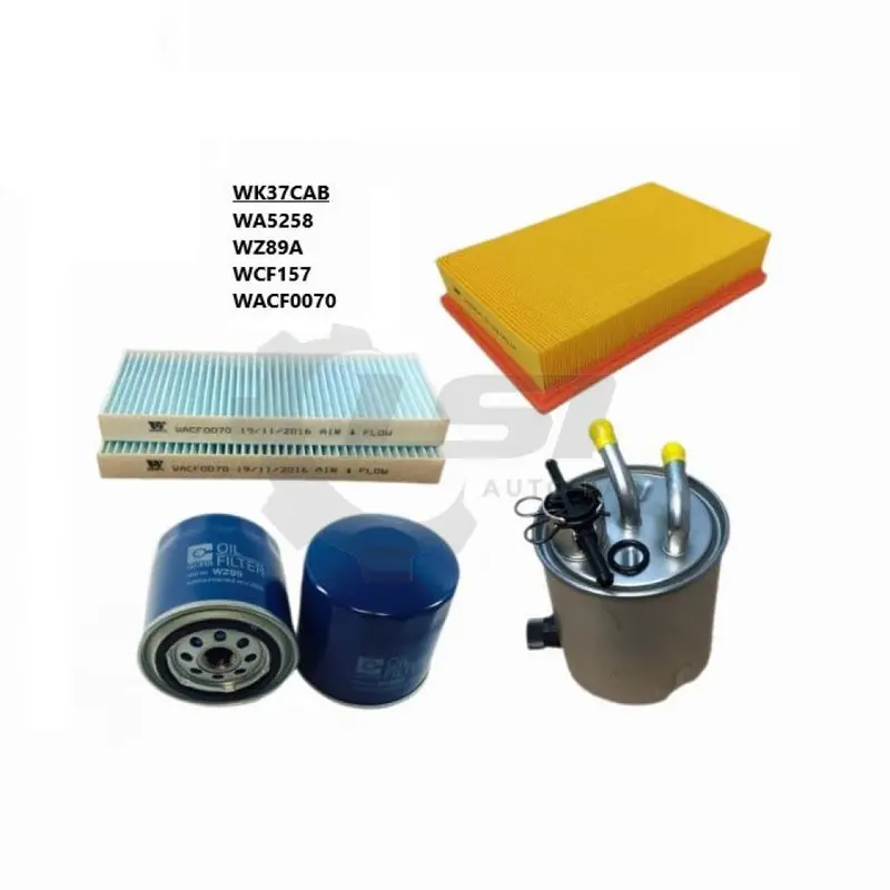 Wesfil Air Oil Fuel Cabin Filter Kit Wk37cab For Nissan Navara 2.5T Diesel D40 Yd25 Spain Built 1