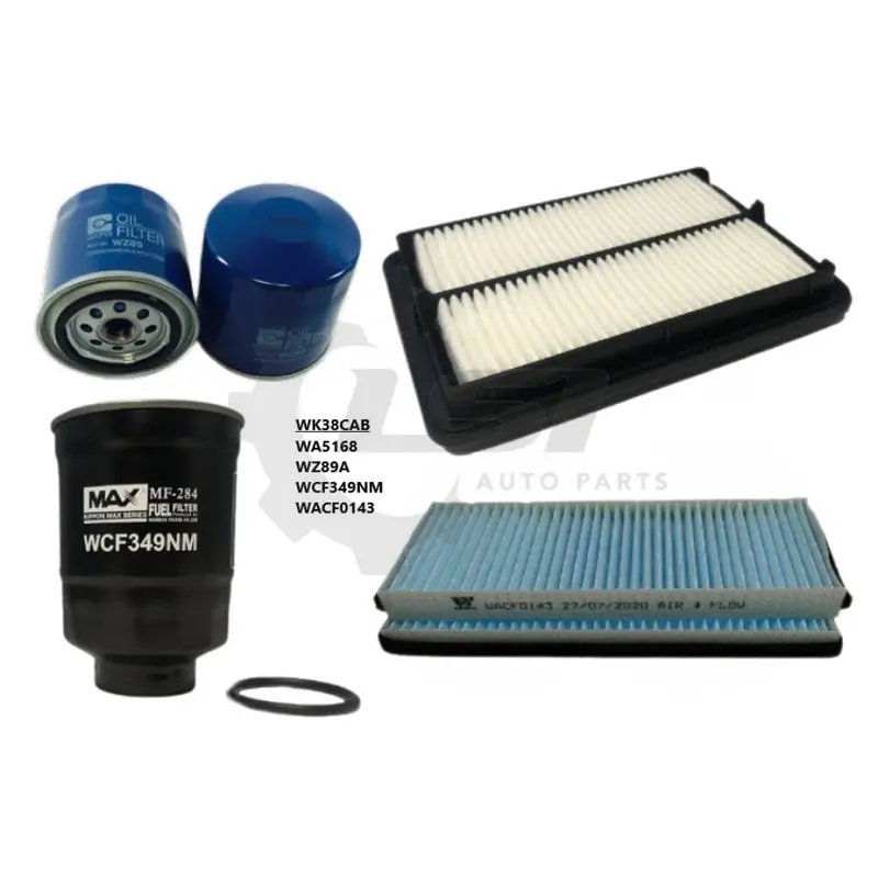 Wesfil Air Oil Fuel Cabin Filter Kit Wk38cab For Nissan Navara 2.5L Td D40 Diesel Thai Buillt 1