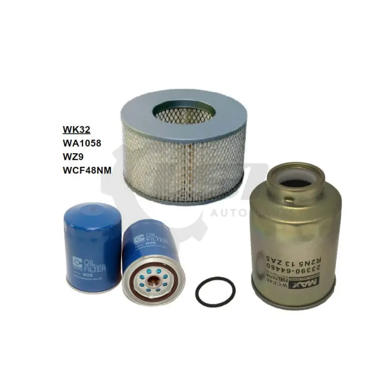 Wesfil Air Oil Fuel Filter Kit Wk32 For Toyota Hilux 1997-2005 Ln 1