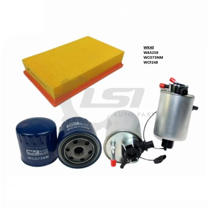 Wesfil Air Oil Fuel Filter Kit Wk40 For Nissan Navara D40 3.0L V6 Td V9x 10/10-On 1