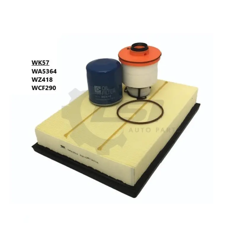 Wesfil Air Oil Fuel Filter Kit Wk57 For Toyota Hilux Sr5 Cruiser Extra Cab Gun126r 1