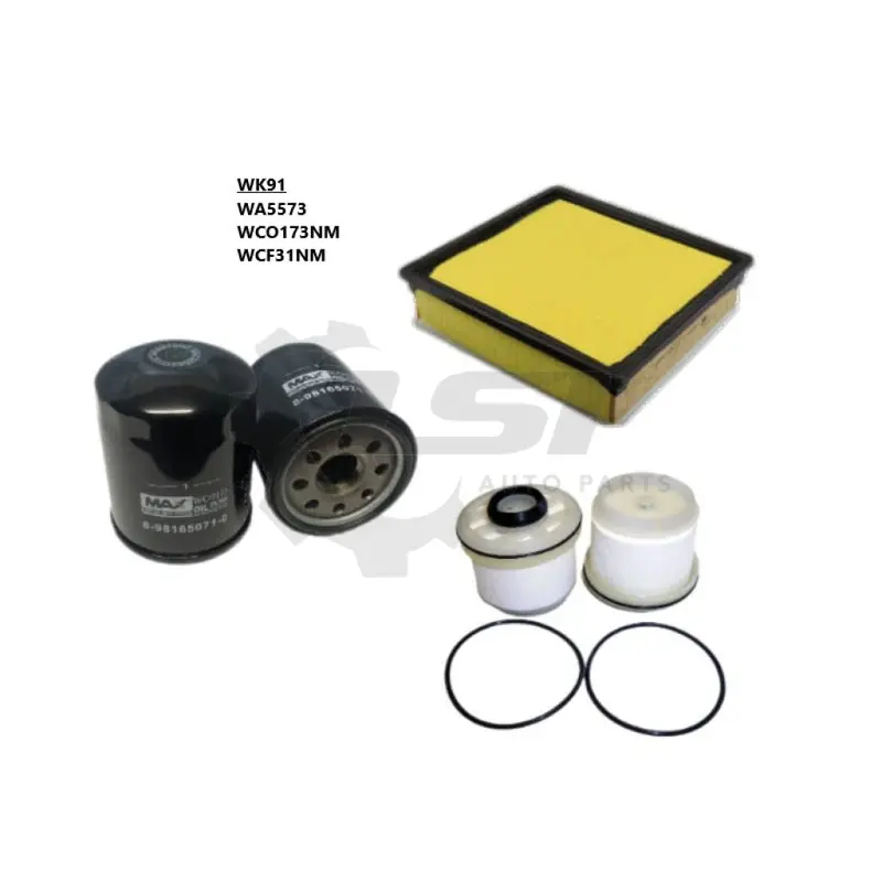 Wesfil Air Oil Fuel Filter Kit Wk91 For Isuzu Dmax 3.0L Tfr 4Jj3-Tcx 1