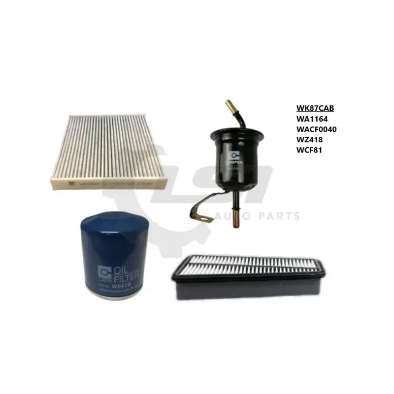 Wesfil Air Pollen Oil Fuel Cabin Filter Kit Wk87cab For Toyota Hilux 2005-2014 4.0L Ggn15/25 (Rsk35) 1
