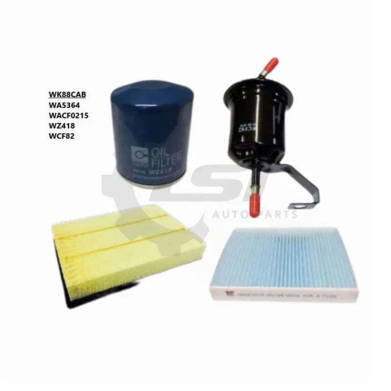 Wesfil Air Pollen Oil Fuel Cabin Filter Kit Wk88cab For Toyota Hilux 2015-2022 2.7L 2Trfe 1